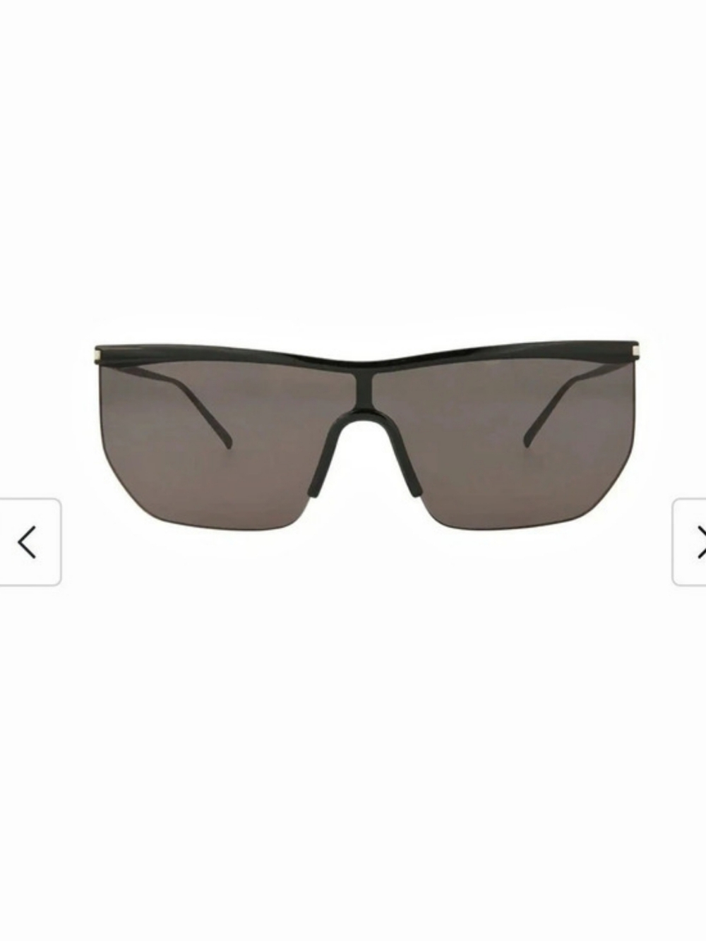 Saint Laurent Shield-Frame Injection Sunglasses